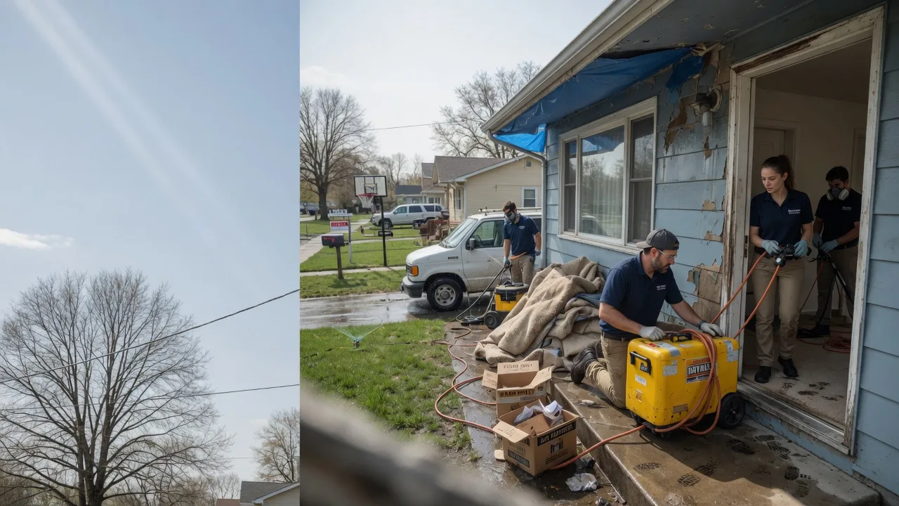 Basement Flood Cleanup in Columbiana, OH near me